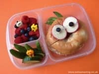 Eats Amazing - Quick Funny Face Bagel Lunch