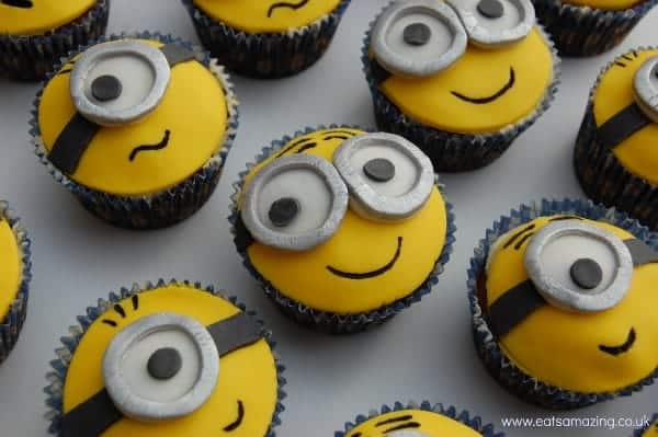 Eats Amazing - Easy Minion Cupcakes